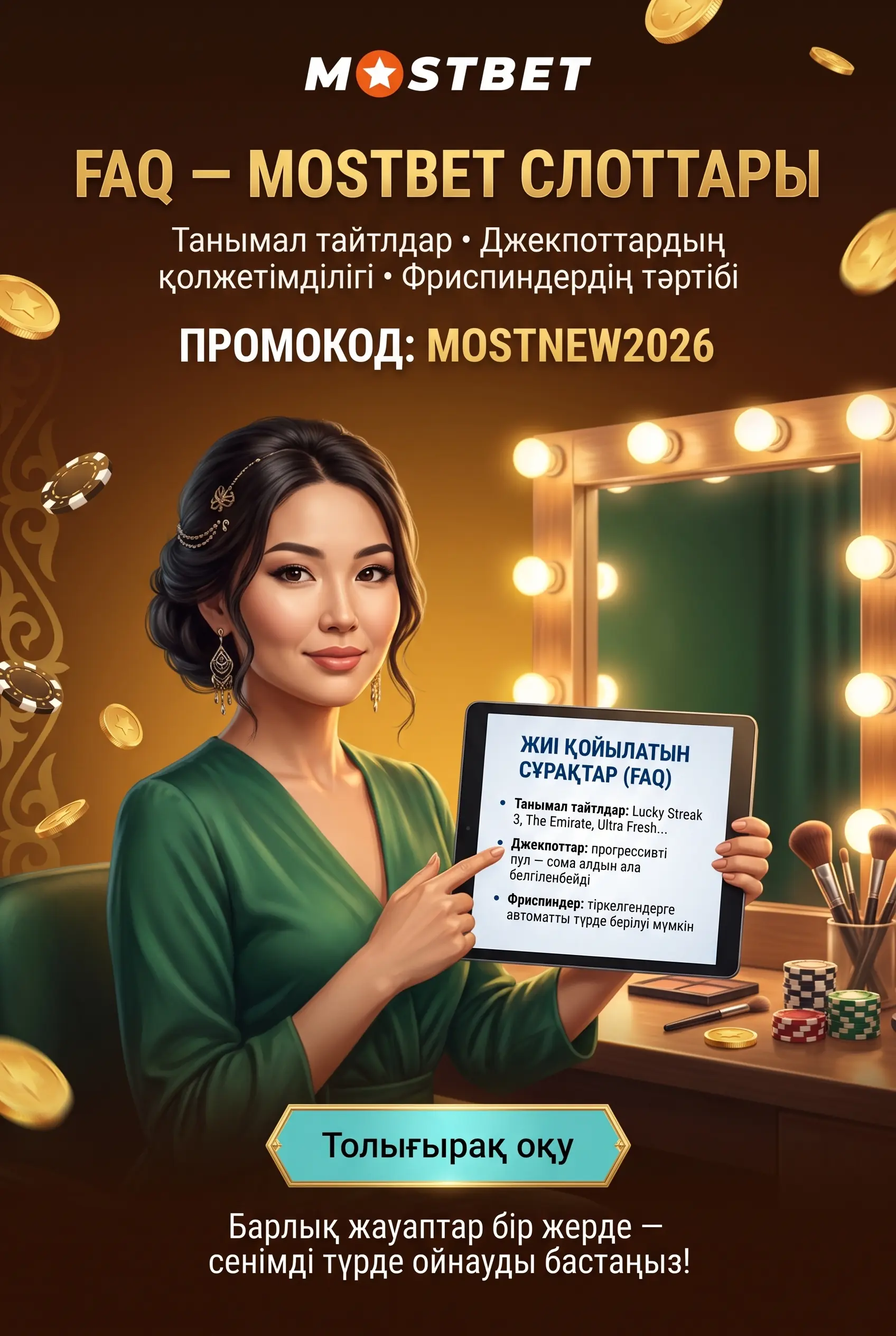 Mostbet слоттары бойынша жиі сұрақтар
